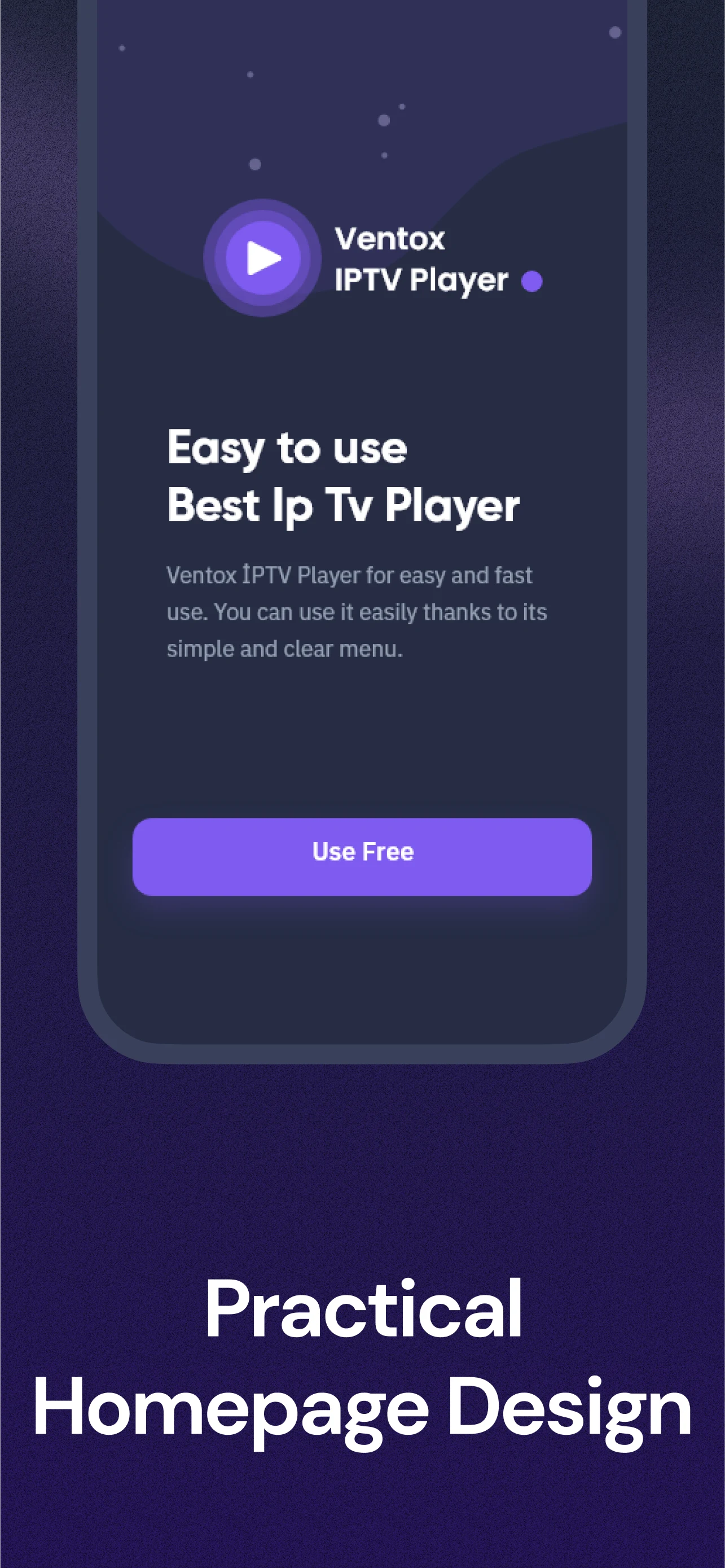 VentoX IPTV Player screenshot